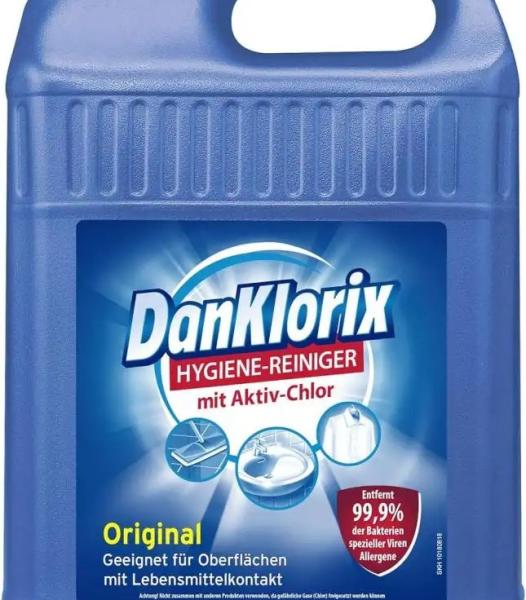 DanKlorix Nettoyant Hygiénique Original 5 Litres - Dan Klorix